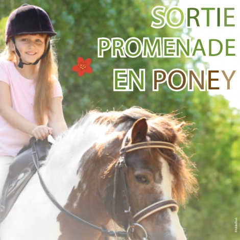 Sortie promenade en poney - CMCAS Pays de Savoie