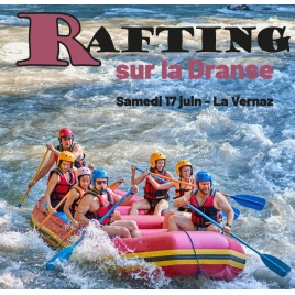 Descente en rafting sur la Dranse - CMCAS Pays de Savoie