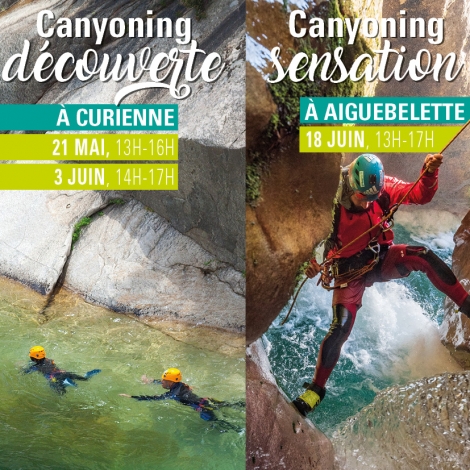 Canyoning sensation - CMCAS Pays de Savoie