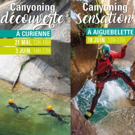 Découvert canyoning - CMCAS Pays de Savoie