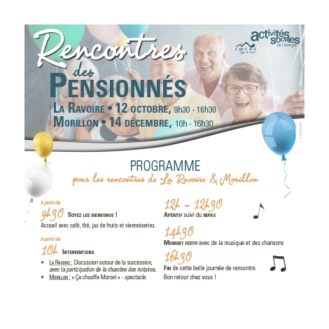 Fêtes des pensionnées Savoie 2023 - CMCAS Pays de Savoie