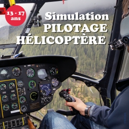 Simulation pilotage hélicoptère-CMCAS  Pays de Savoie