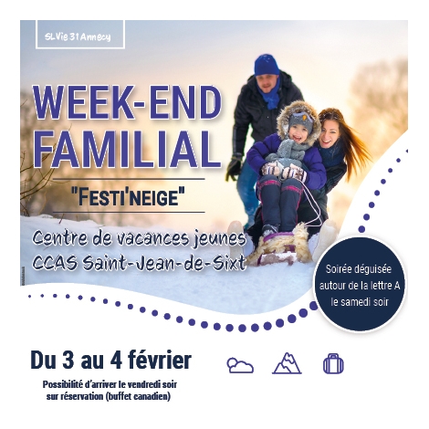 2024 - Week-end familial Festineige - CMCAS Pays de Savoie