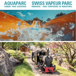 2024 - Week-end Aquaparc et Swiss Vapeur parc - CMCAS Pays de Savoie