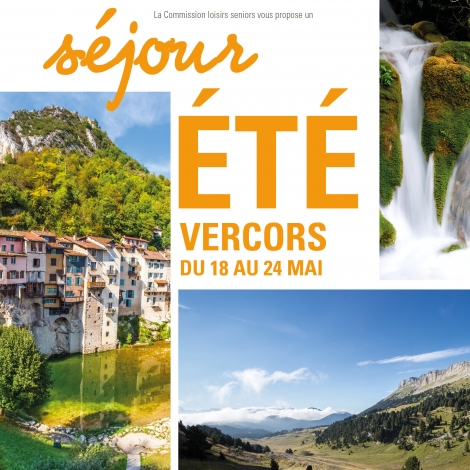2025-Séjour été Loisirs séniors Vercors - CMCAS pays de Savoie