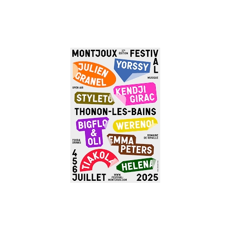 MONTJOUX FESTIVAL - PASS 1 JOUR - 05-07-2025 - THONONS LES BAINS - CMCAS PAYS DE SAVOIE
