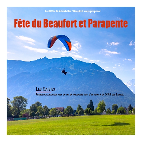 2025 - Parapente et fête du beaufort - CMCAS Pays de Savoie