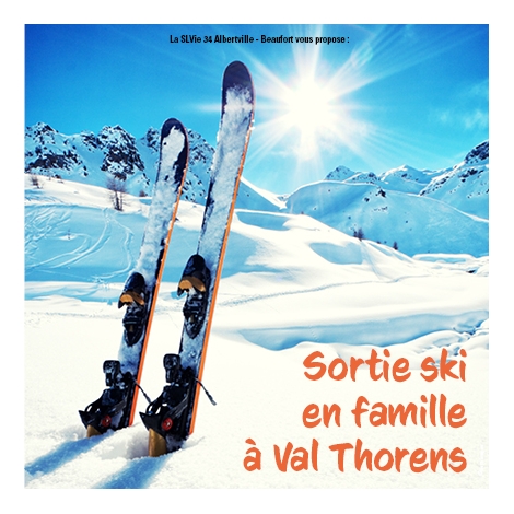 Sortie ski à VAL THORENS-CMCAS Pays de Savoie