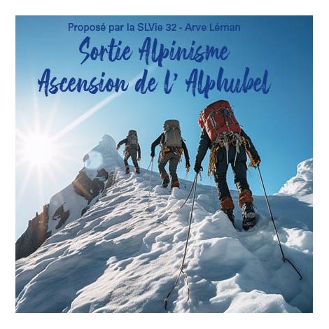 2026 - Sortie Alpinisme Ascension de l'Alphubel