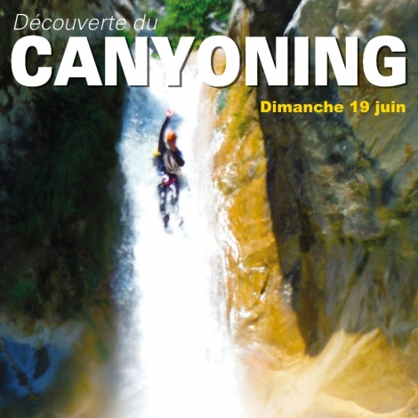 CANYONING DECOUVERTE Dimanche 19 juin