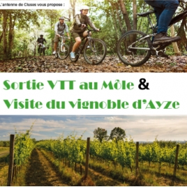 Sortie VTT au môle et découverte du vignoble d'Ayse - CMCAS Pays de Savoie