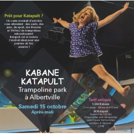 Kabane et Katapult trampoline Park-CMCAS Pays de Savoie