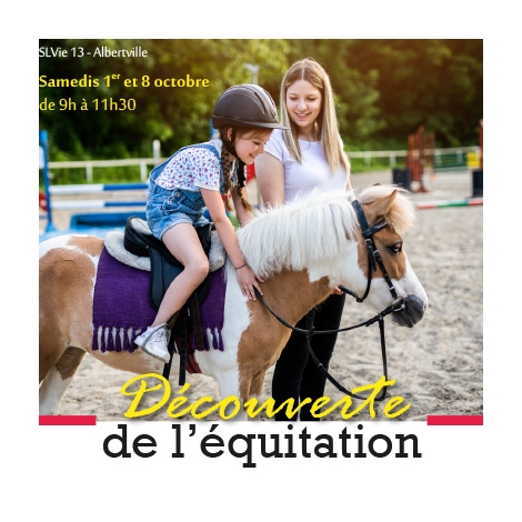 Découverte de l'équitation-CMCAS Pays de Savoie