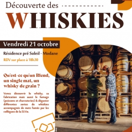 Découverte des Whiskies - CMCAS Pays de Savoie