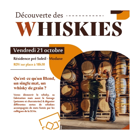 Découverte des Whiskies - CMCAS Pays de Savoie