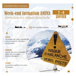 Week-end formation ANENA - CMCAS Pays de Savoie