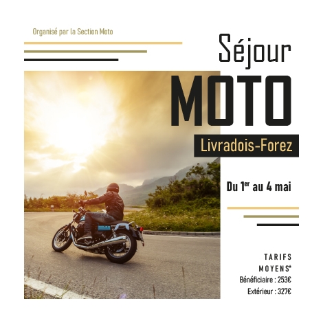 Séjour moto dans le Livradois-Forez du - CMCAS Pays de Savoie