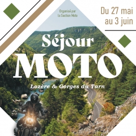 Séjour moto Mont Lozère & Gorges du Tarn - CMCAS Pays de Savoie