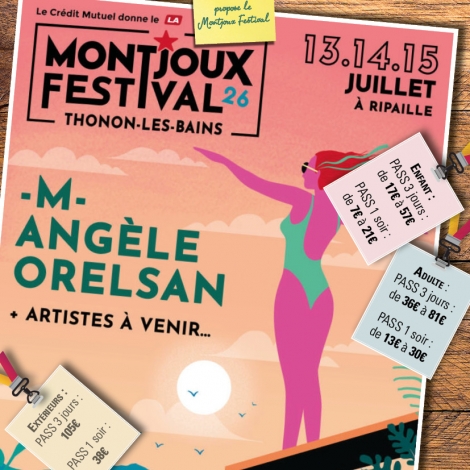 MONTJOUX FESTIVAL - PASS 3 JOURS - CMCAS PAYS DE SAVOIE